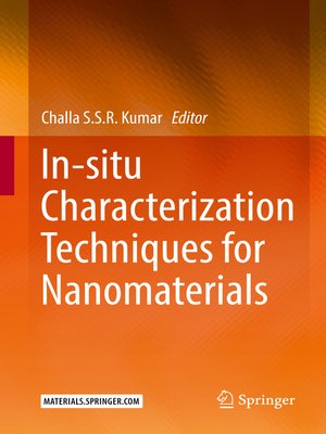 cover image of In-situ Characterization Techniques for Nanomaterials